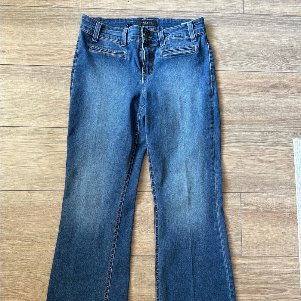 Nine West Dark Blue Flare Jeans